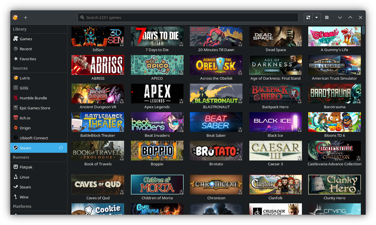 Lutris-pelikirjaston kautta voit pelata Battlebitiä Linuxilla.